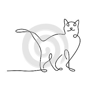 Creative Cat Animal Design, Vector eps 10