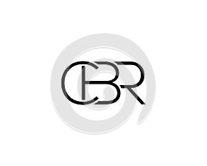 Creative CBR Letter Logo Design Concept