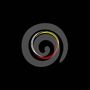 Creative ccolorful circle vector logo