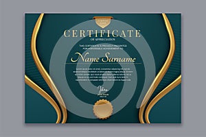 creative certificate of appreciation award template