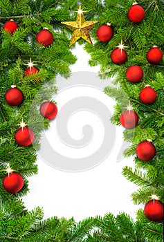 Creative Christmas tree border