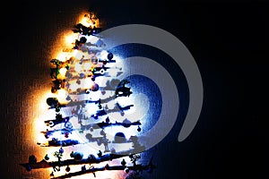 Creative christmas tree