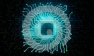 Creative circuit brain wallpaper