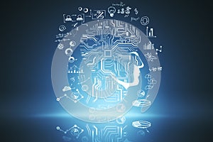 Circuit head texture