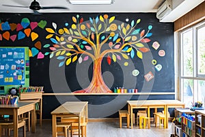 Creative Classroom with Knowledge Mural