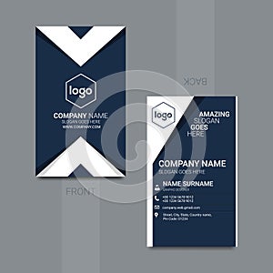 Vector Business cards and Modern Creative and Clean template.