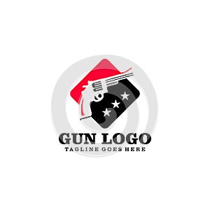 Creative Gun logo Design Vector Art Logo