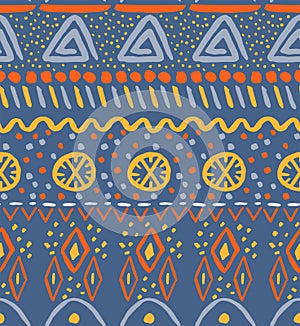Creative and colorfu tribal pattern