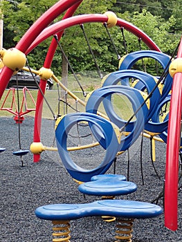 creative, colorful, adventure playground at Cedar Lake Rec Center Sturbridge, Ma