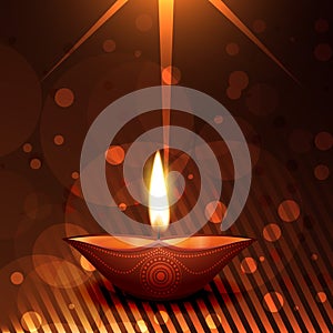 Creative colorful diwali diya background