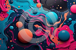 Creative colorful wallpaper background design vector illustration. Ai generated