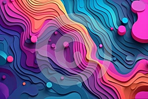 Creative colorful wallpaper background design vector illustration. Ai generated