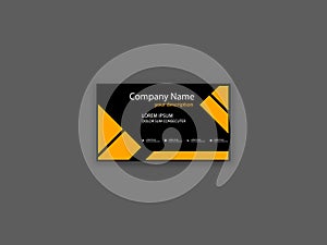 Creative company business cards templates Layout Clean Company Modern Creative Business Card Design Vector