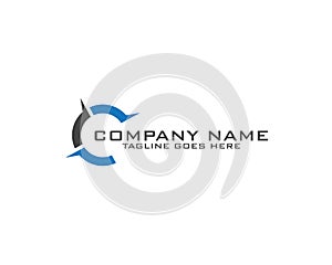 Creative Compass Concept Logo Design Template - Vector