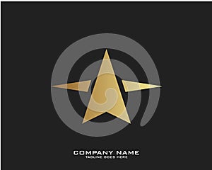 Creative Compass Concept Logo Design Template - Vector