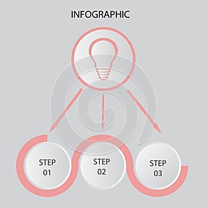 Creative concept for dark infographic. Business data visualization. Abstract circle elements of graph, diagram with 4 steps, optio