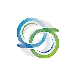 creative concept of infinity logo design vector illustrations