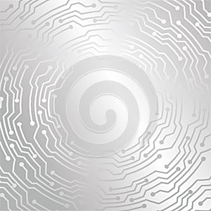 Creative concept metal silver scheme