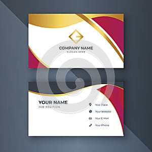 Creative coorporate business card Template modern