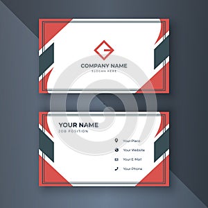 Creative coorporate business card Template modern