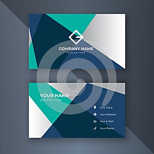 Creative coorporate business card Template modern