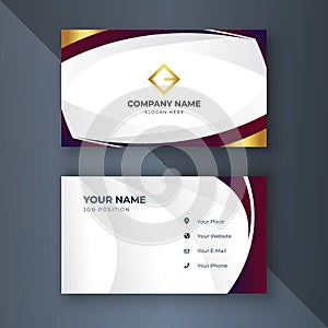 Creative coorporate business card Template modern