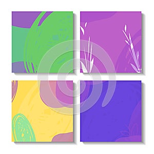 Creative cover design. Layout for stories, posts, blogs, sales and promotion. Abstract modern color forms.