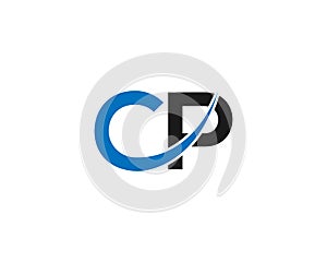 Creative CP Letter Initial Logo Design