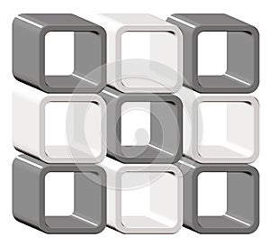 Creative cube background