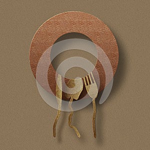 Creative cuisine concept restaurant background