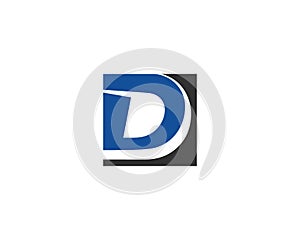 Creative D Letter Logo Icon photo