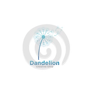 Creative Dandelion Logo Design Template