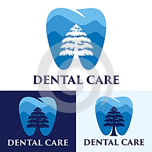 Creative dental clinic logo, icons and design elements.