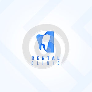 creative dental clinic teeth logo template vector illustration