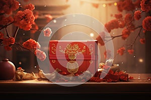 Creative depictions of the Chinese New Year photo