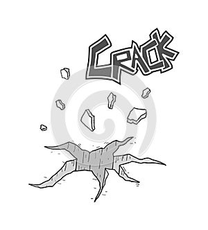 Broken ground illustraiton