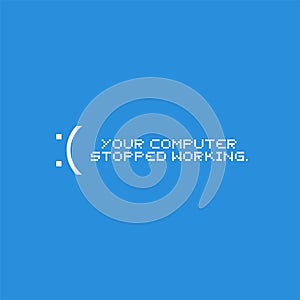 Computer error message