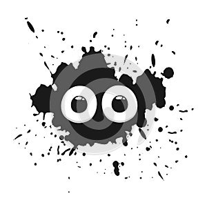 Creative design of eyes looking