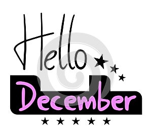 Hello Decembre symbol