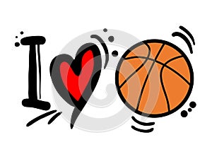 I love basketball message