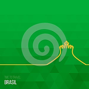 Creative design inspiration or ideas for Brasil.