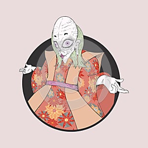 Kabuki theater costume