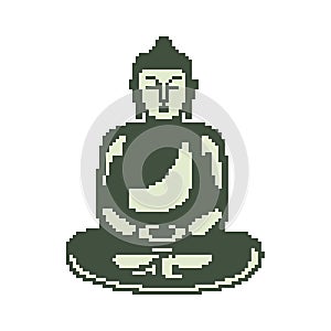 Meditation pose man