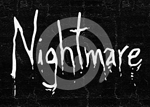 Nightmare art symbol photo