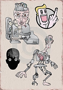 Robots illustration