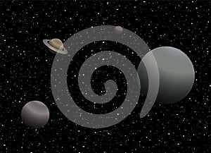 System solar illustration