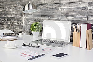 Creative designer workplace