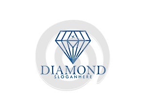 Creative Diamond Logo and Icon Design Template
