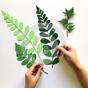 Creative Diy Craft: Fern Sprout Inspired By Eiko Ojala And Matisse