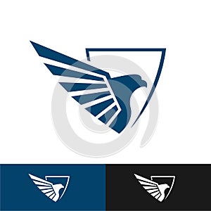creative eagle head logo vector business concept